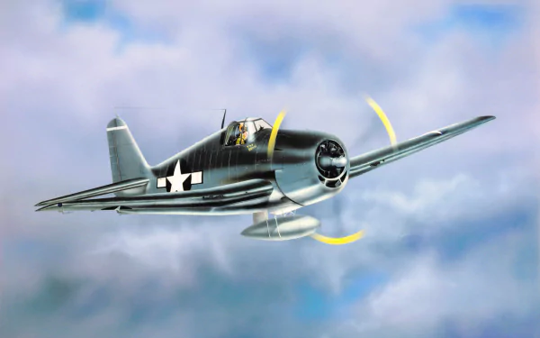 military Grumman F6F Hellcat HD Desktop Wallpaper | Background Image