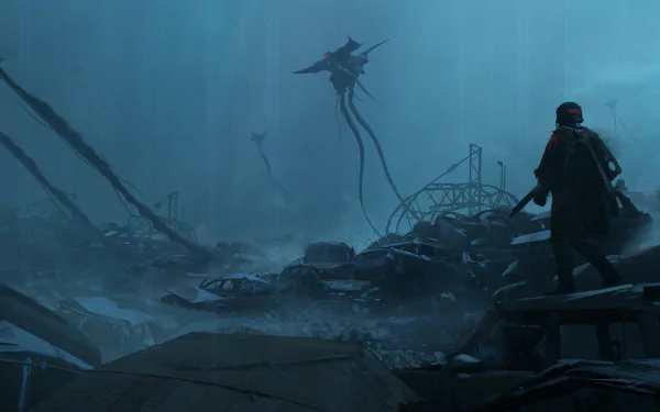 Sci Fi post apocalyptic HD Desktop Wallpaper | Background Image
