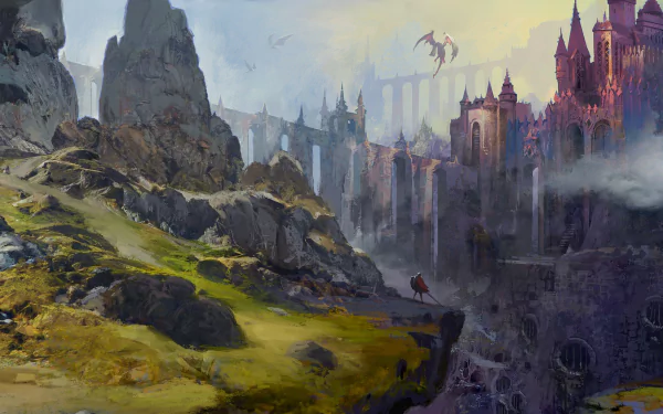 fantasy city HD Desktop Wallpaper | Background Image