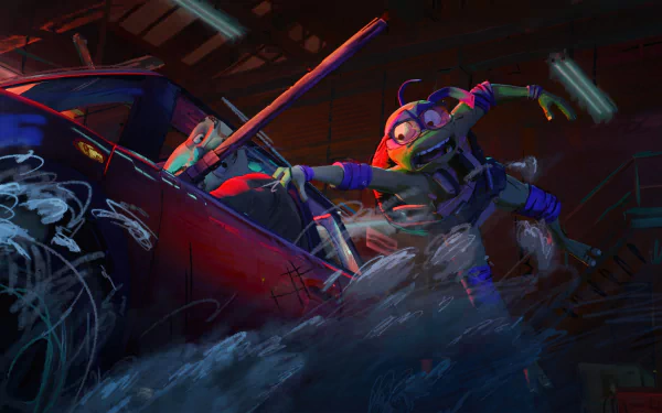 movie Teenage Mutant Ninja Turtles: Mutant Mayhem HD Desktop Wallpaper | Background Image