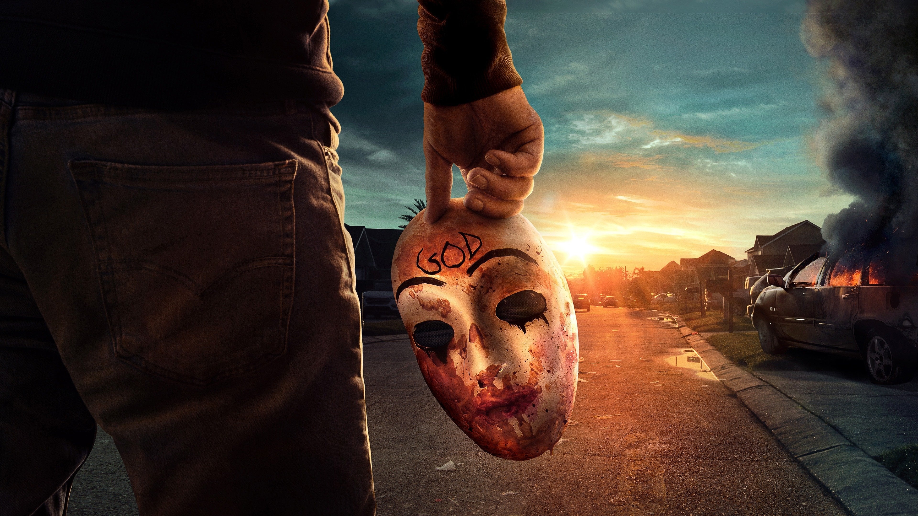 the purge anarchy god mask wallpaper