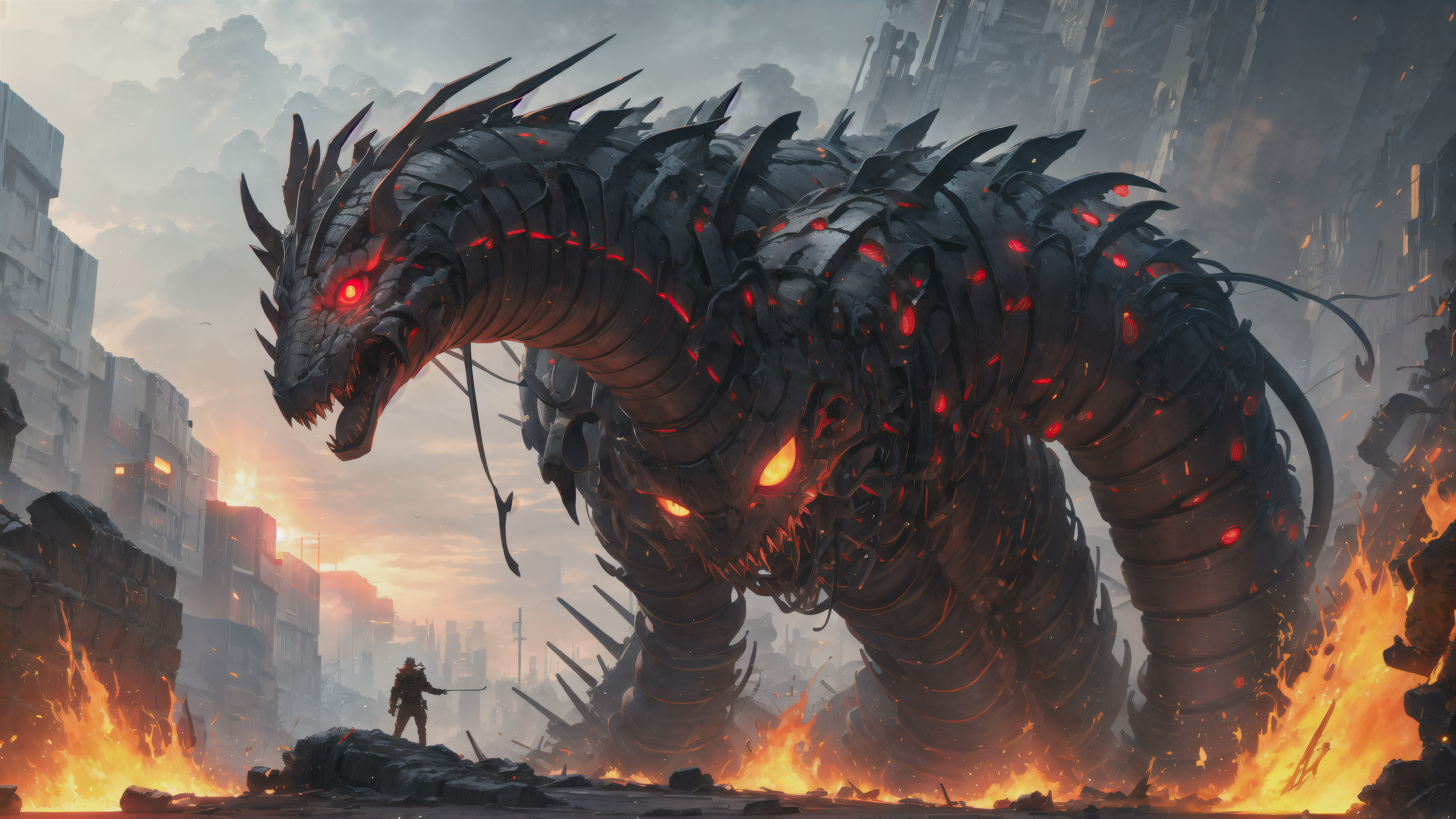 Fantasy Mecha HD Wallpaper | Background Image