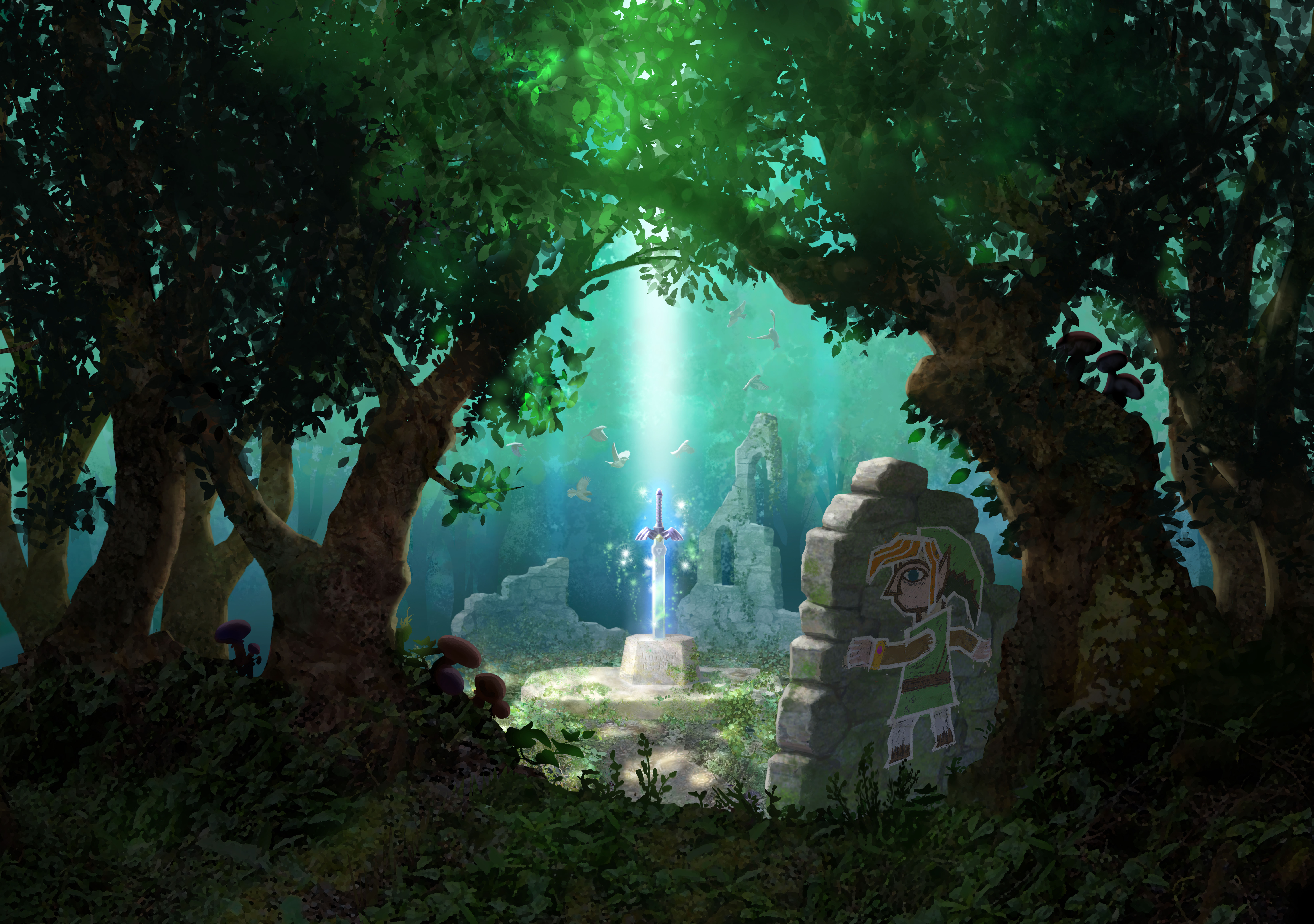 Video Game The Legend Of Zelda: A Link Between Worlds 8k Ultra HD Wallpaper