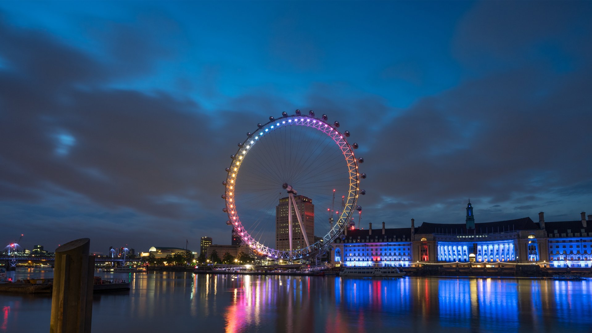 Golden eye London-city Landscape, HD wallpaper