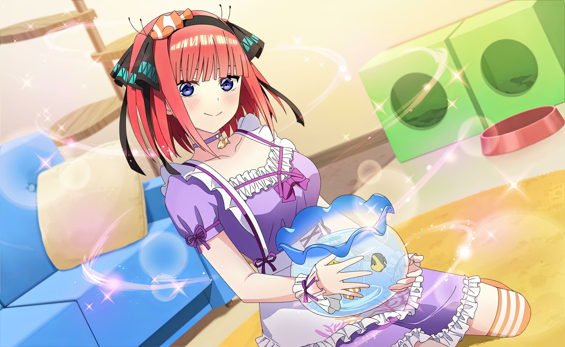 Download Nino Nakano Anime The Quintessential Quintuplets 4k Ultra HD Wallpaper