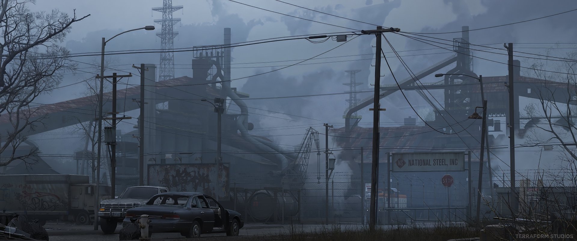 Silent Hill Ascension HD Wallpaper Mysterious Foggy Town Scene