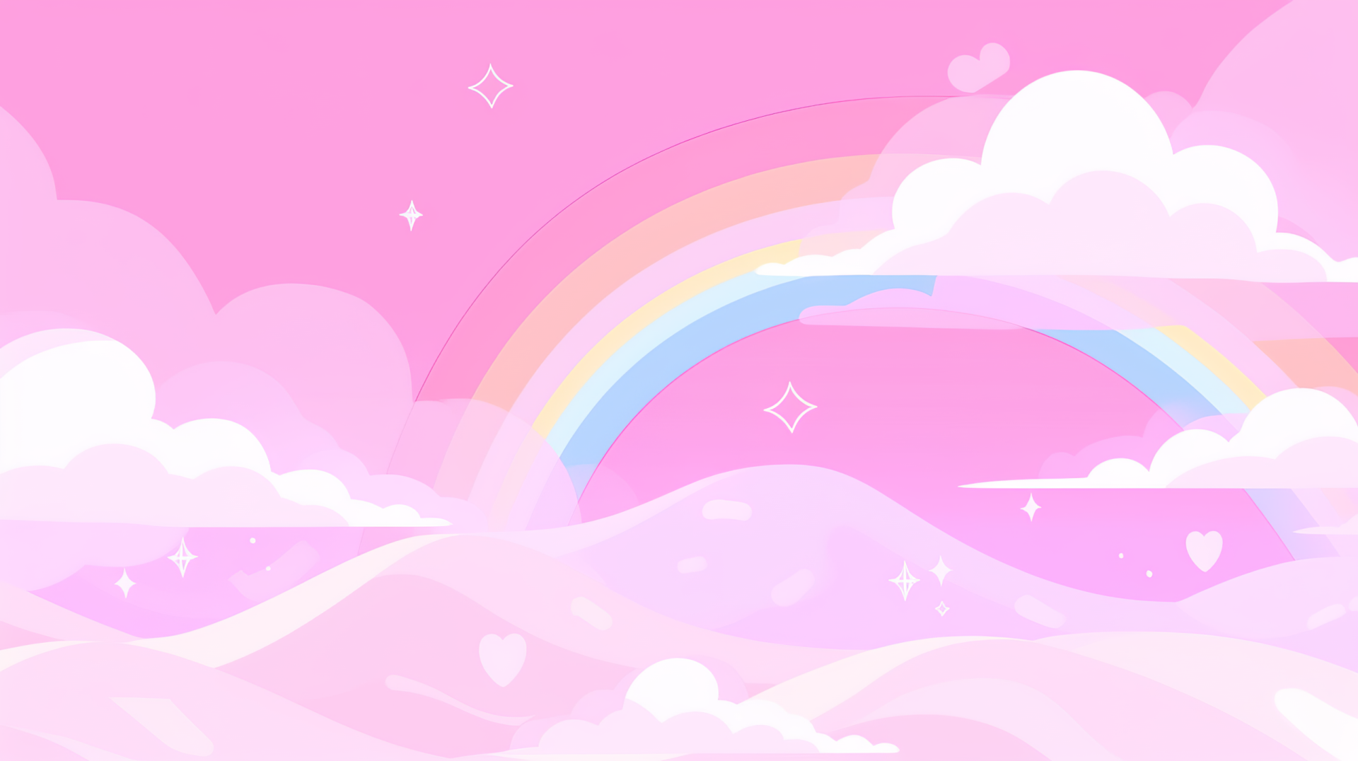 Y2k Rainbow Wallpaper by patrika