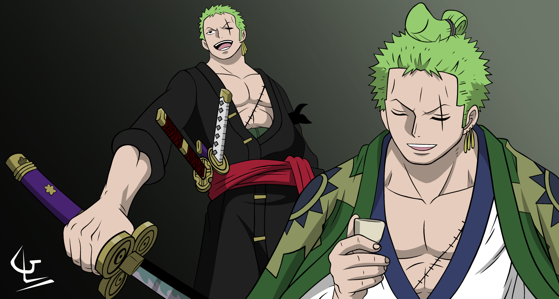 Download Roronoa Zoro One Piece - One Piece Wallpaper Zoro PNG