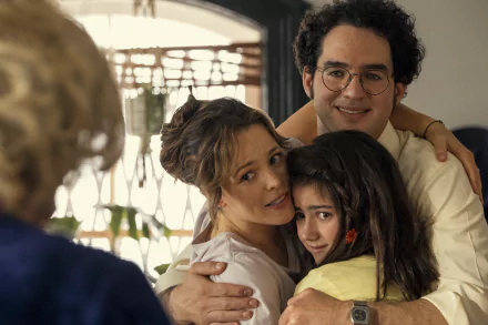 HD wallpaper of a family from Are You There God? It's Me, Margaret embracing, showing warmth and togetherness.