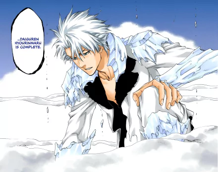 Tōshirō Hitsugaya bankai Anime Bleach: Thousand-Year Blood War manga HD Desktop Wallpaper | Background Image