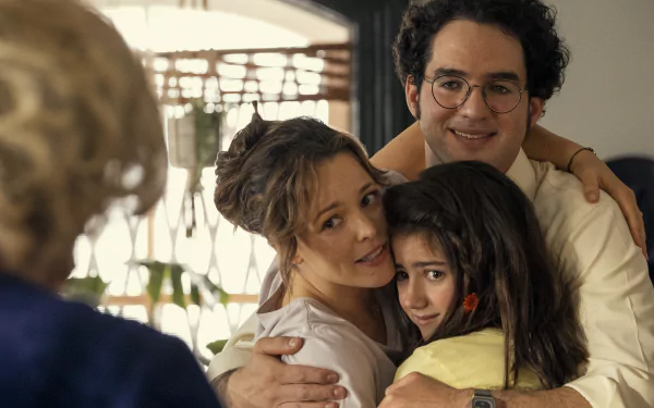 HD wallpaper of a family from Are You There God? It's Me, Margaret embracing, showing warmth and togetherness.