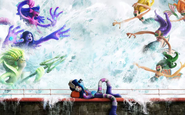 movie Ruby Gillman, Teenage Kraken HD Desktop Wallpaper | Background Image