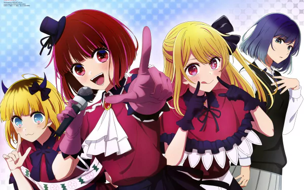 Akane Kurokawa Ruby Hoshino Kana Arima Mem-Cho (Oshi no Ko) Anime Oshi no Ko HD Desktop Wallpaper | Background Image