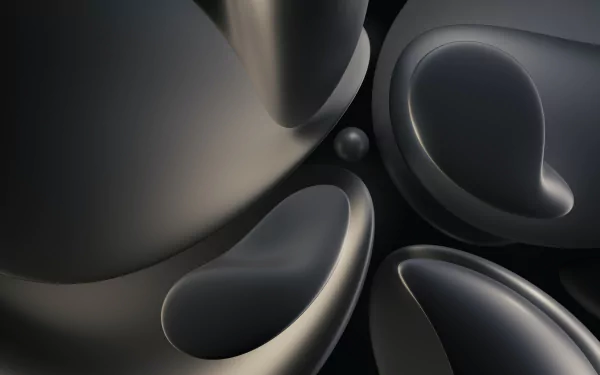 A sophisticated black abstract HD desktop wallpaper and background.