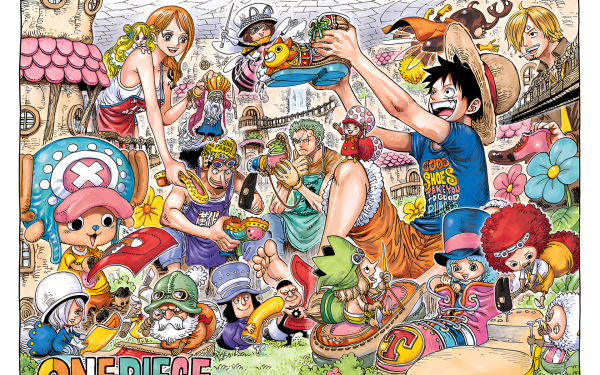 Anime One Piece Tony Tony Chopper Nami Usopp Roronoa Zoro Monkey D. Luffy HD Wallpaper | Background Image