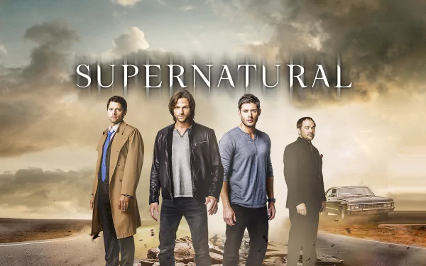 A captivating Supernatural TV show-themed HD desktop wallpaper and background.