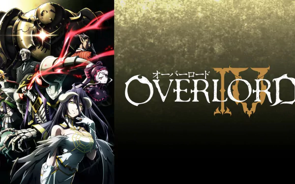 A stunning HD desktop background featuring characters from the Anime Overlord.