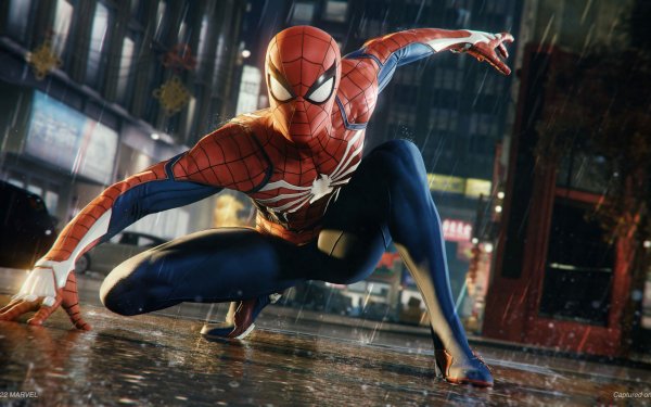 Video Game Marvel's Spider-Man Remastered Spider-Man HD Wallpaper | Background Image