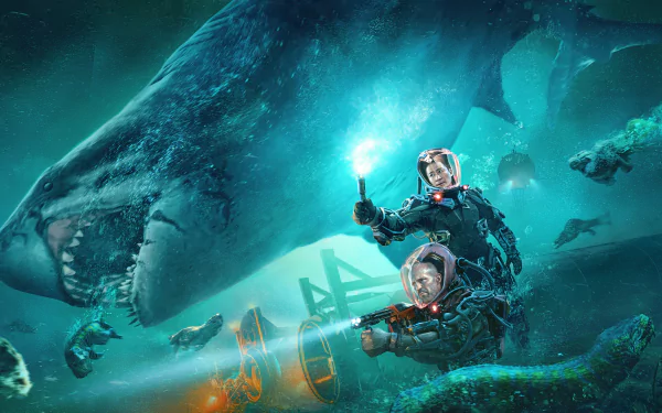 movie Meg 2: The Trench HD Desktop Wallpaper | Background Image