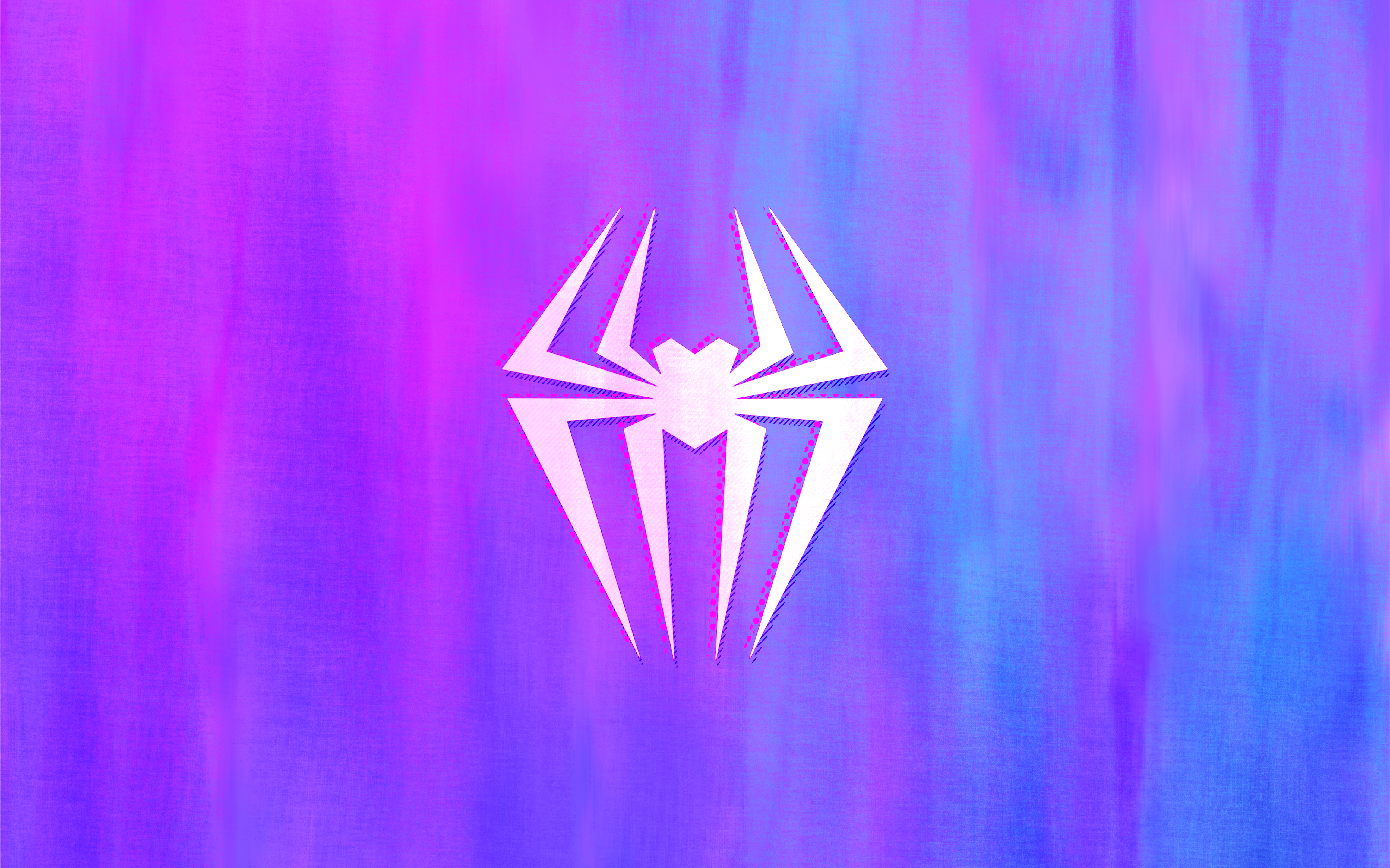 Spider-Man: Across the Spider-Verse Logo 4K Wallpaper iPhone HD