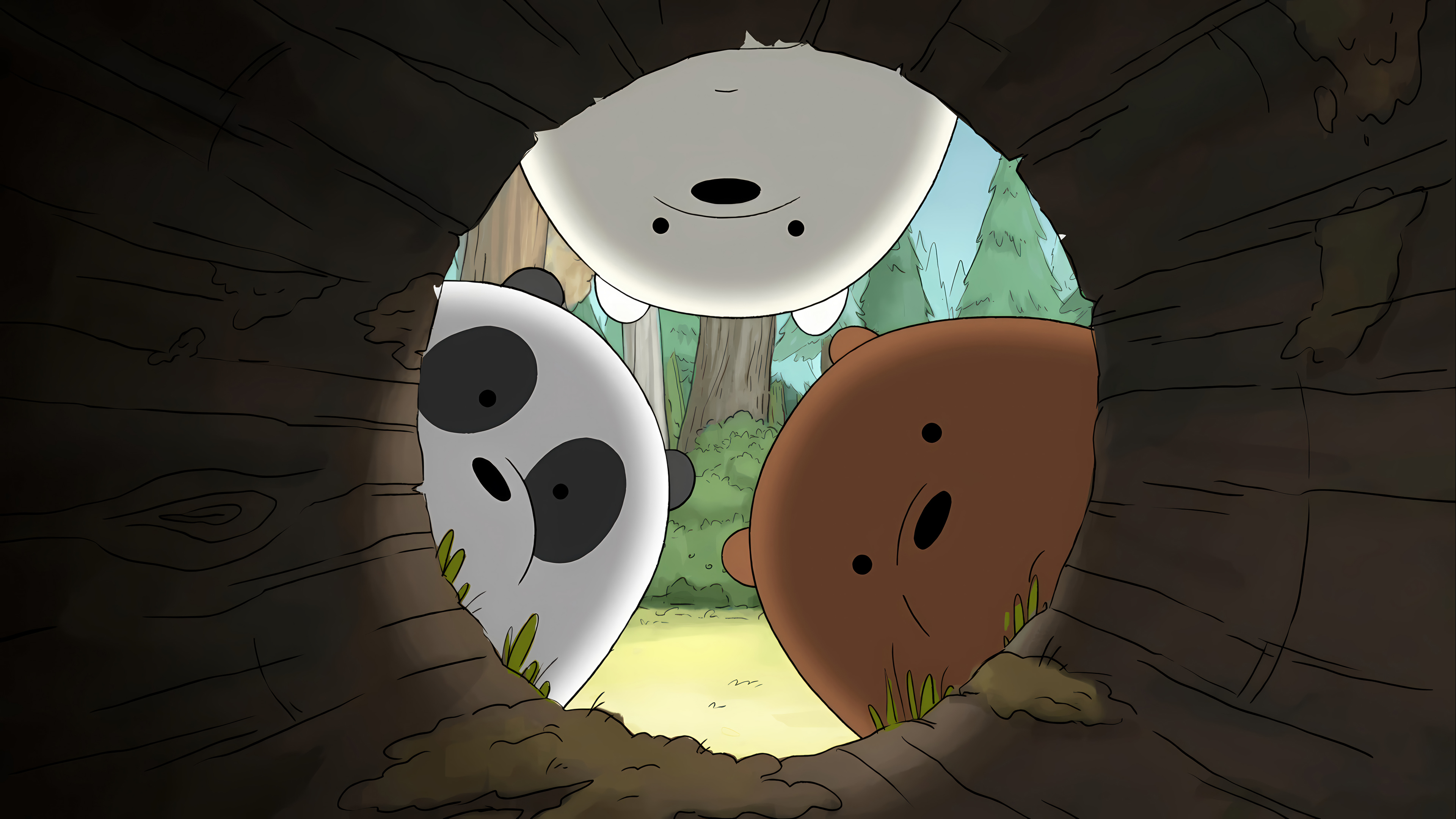 100+] We Bare Bears Aesthetic Backgrounds | Wallpapers.com