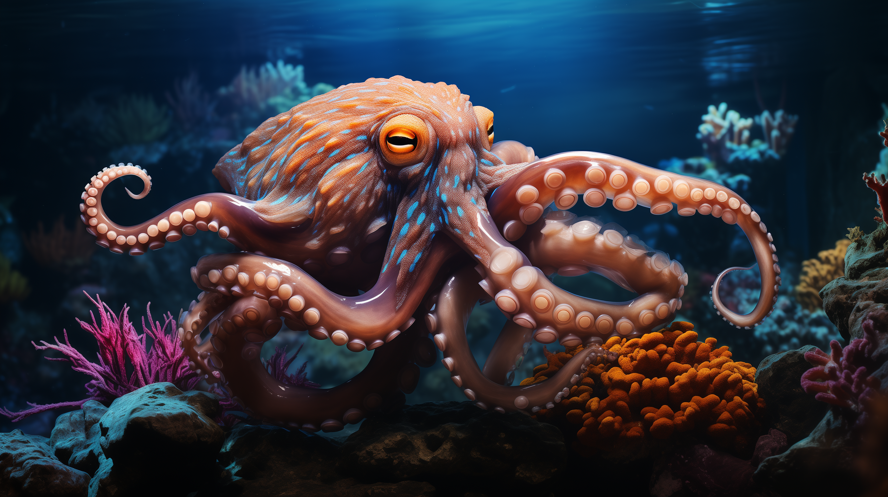 Animal Octopus HD Wallpaper | Background Image