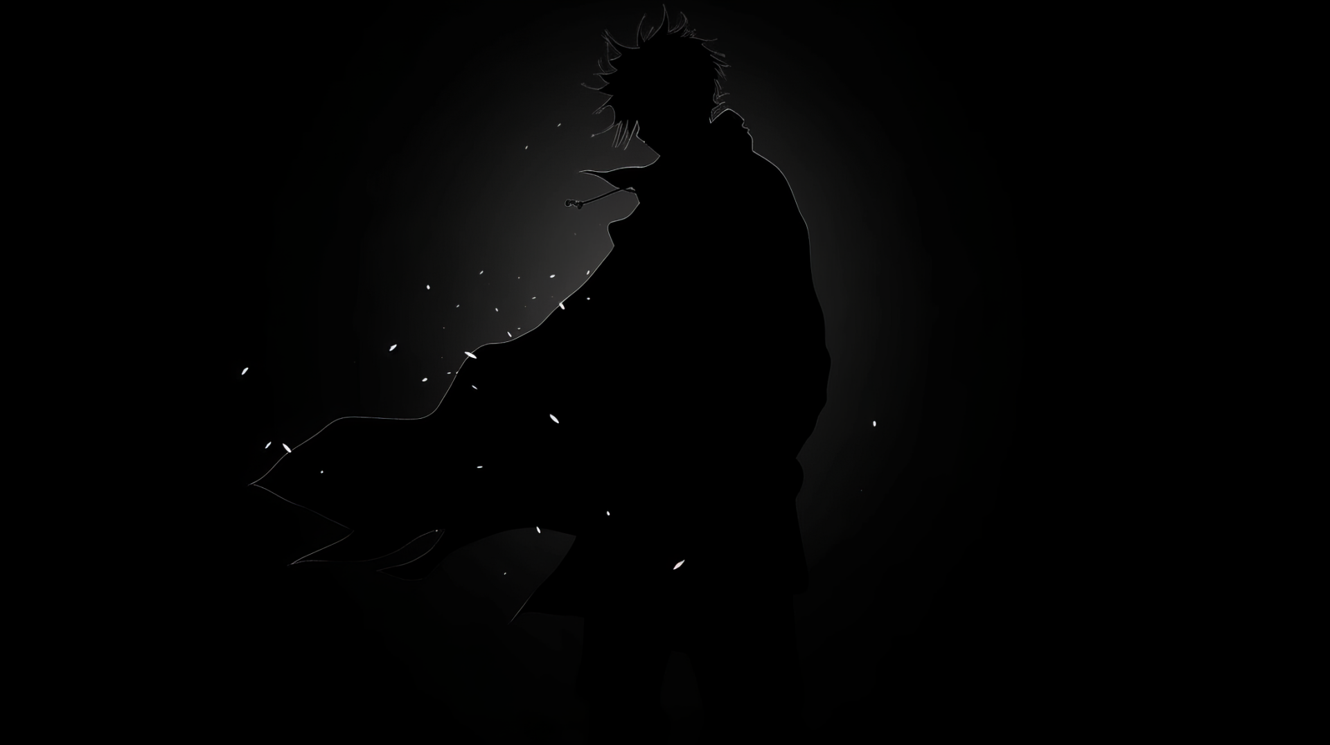 Download A mysterious dark anime boy with style. Wallpaper