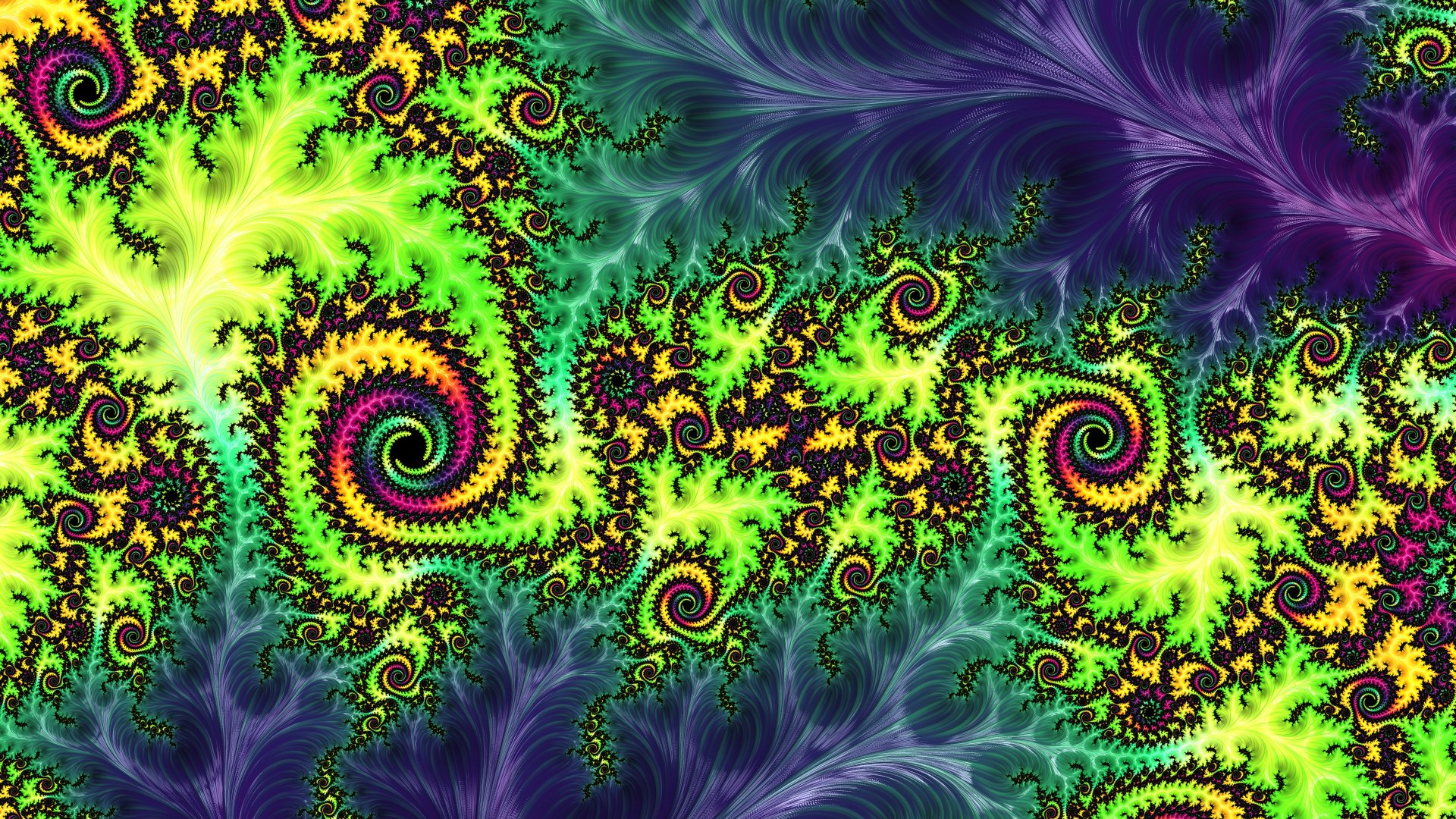 8k Trippy Psychedelic Fractal Wallpaper by Dr-Pen