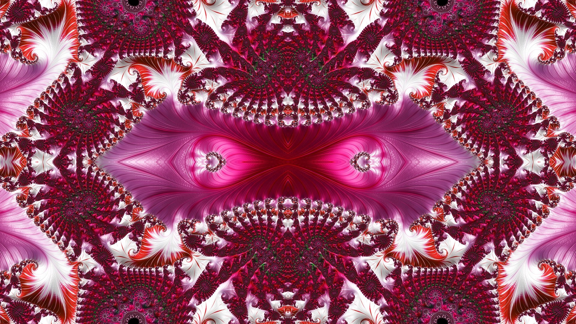 Trippy Psychedelic Fractal Wallpaper by Dr-Pen