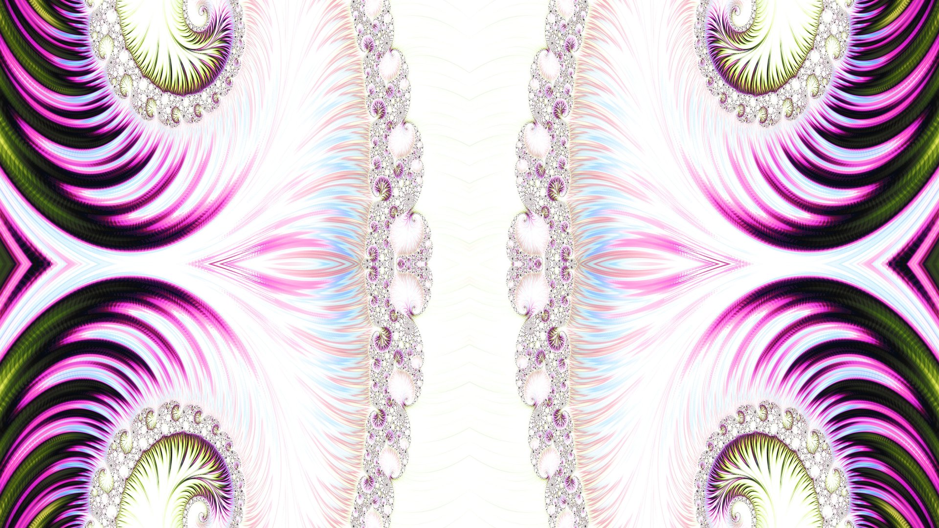 Trippy Psychedelic Fractal Wallpaper by Dr-Pen