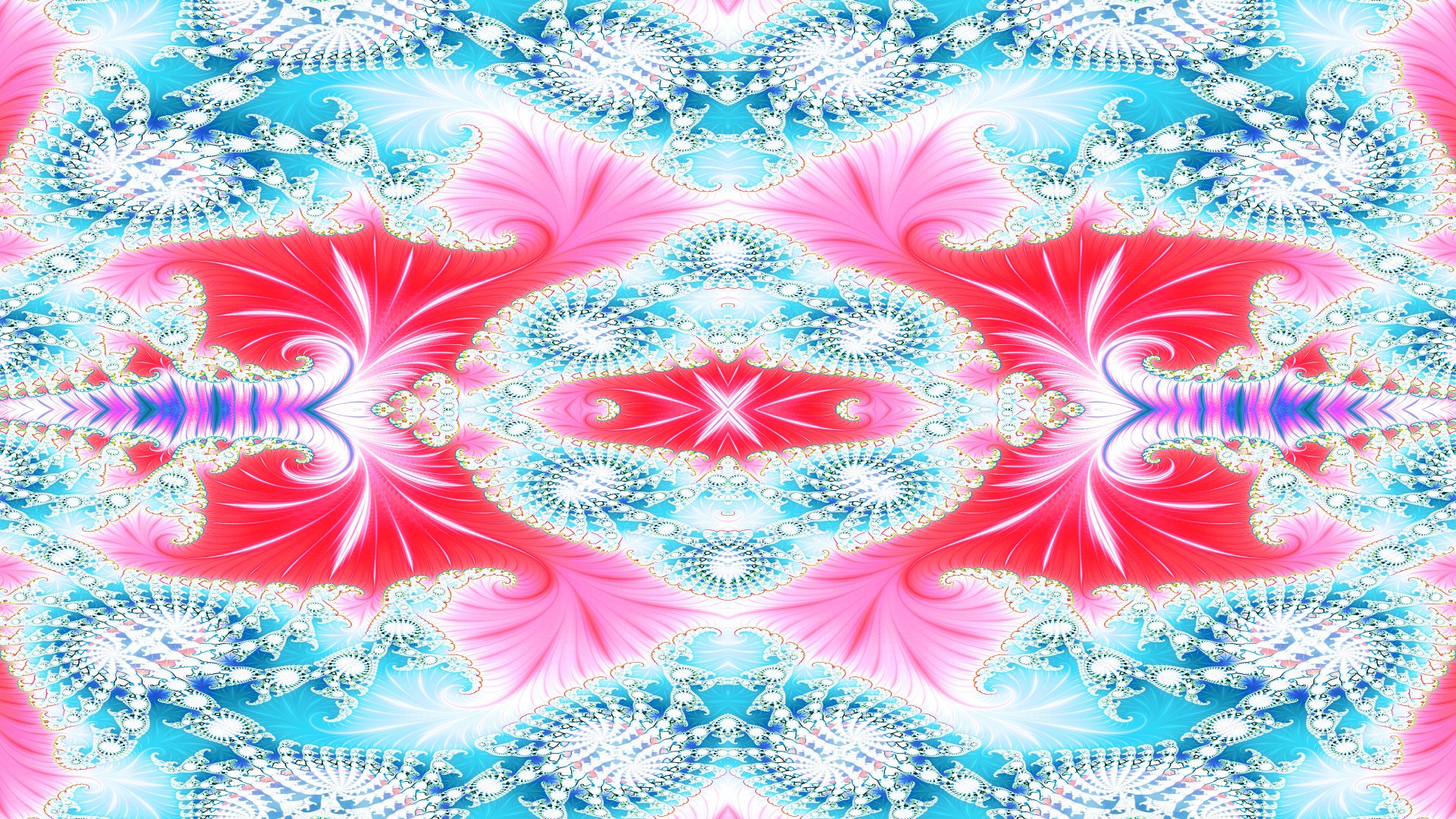 Trippy Psychedelic Fractal Wallpaper by Dr-Pen