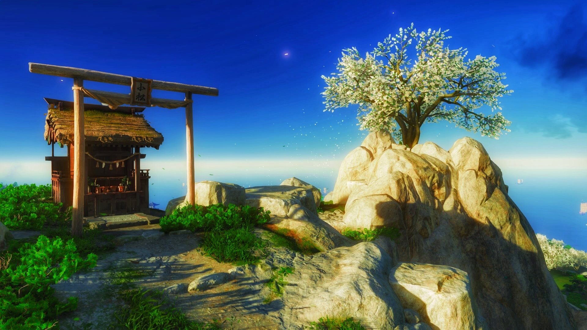 Shrine Atop the Mountain by jhim