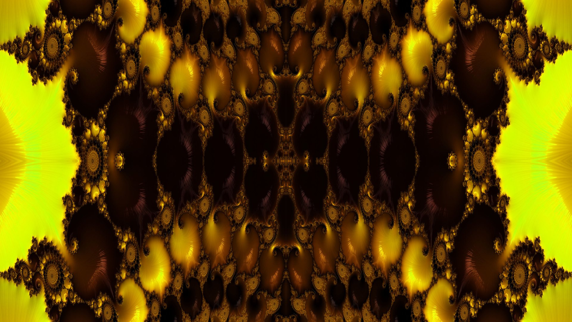 Trippy Psychedelic Fractal Wallpaper by Dr-Pen