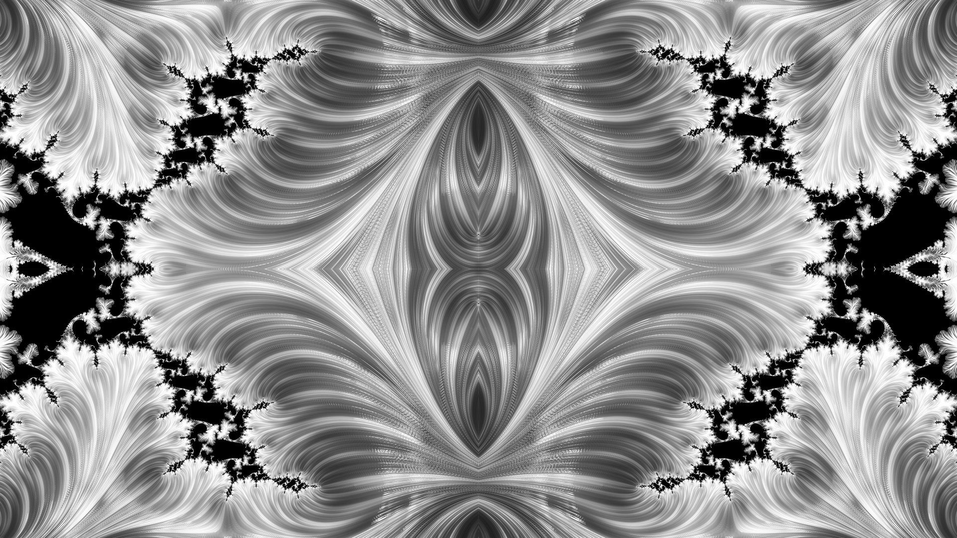 Trippy Psychedelic Fractal Wallpaper by Dr-Pen