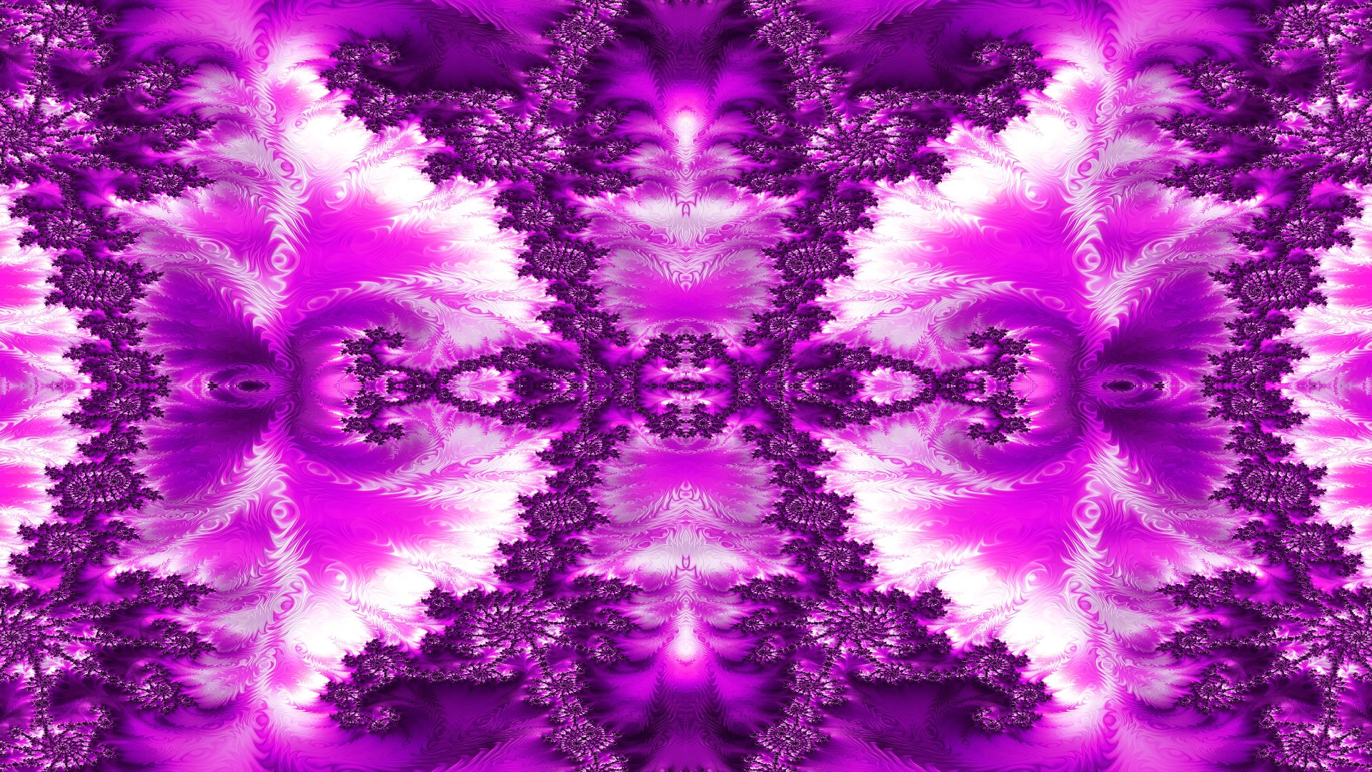 Trippy Psychedelic Fractal Wallpaper by Dr-Pen