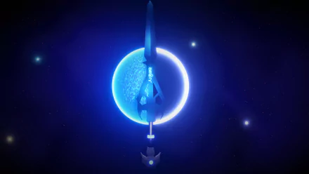 black hole star sword Korea blue HD Desktop Wallpaper | Background Image