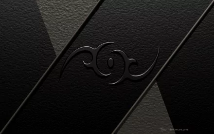  Tribal Design Wallpaper-black