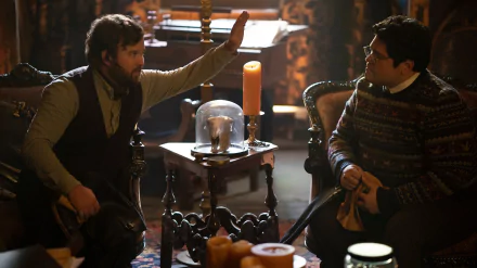 Harvey Guillén Haley Joel Osment TV Show What We Do in the Shadows HD Desktop Wallpaper | Background Image