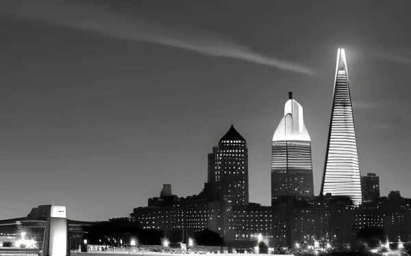  metrópolis noturna - Xangai, China