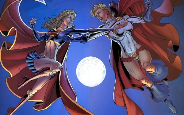 Comics Powergirl Vs. Supergirl Supergirl Power Girl HD Wallpaper | Background Image