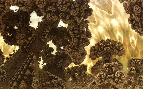  8k 3d Trippy Psychedelic Space Fractal