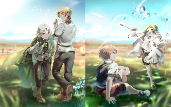  Rudeus Greyrat &amp; Sylphiette by YUJIN