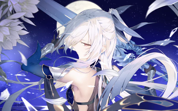 Jingliu (Honkai: Star Rail) video game Honkai: Star Rail HD Desktop Wallpaper | Background Image