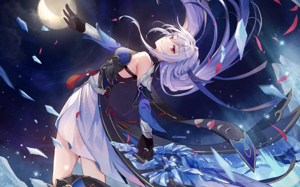 Jingliu (Honkai: Star Rail) video game Honkai: Star Rail HD Desktop Wallpaper | Background Image