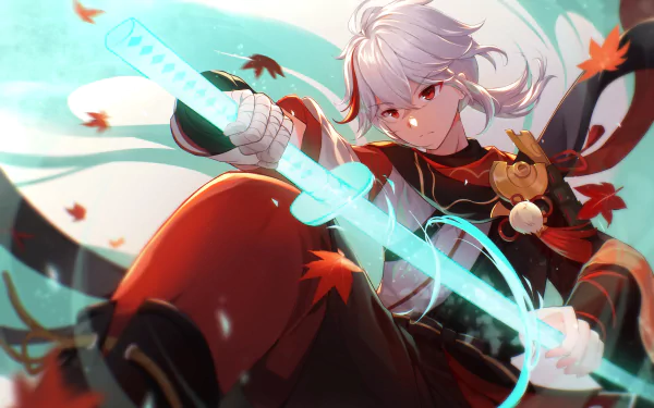 Kaedehara Kazuha (Genshin Impact) video game Genshin Impact HD Desktop Wallpaper | Background Image