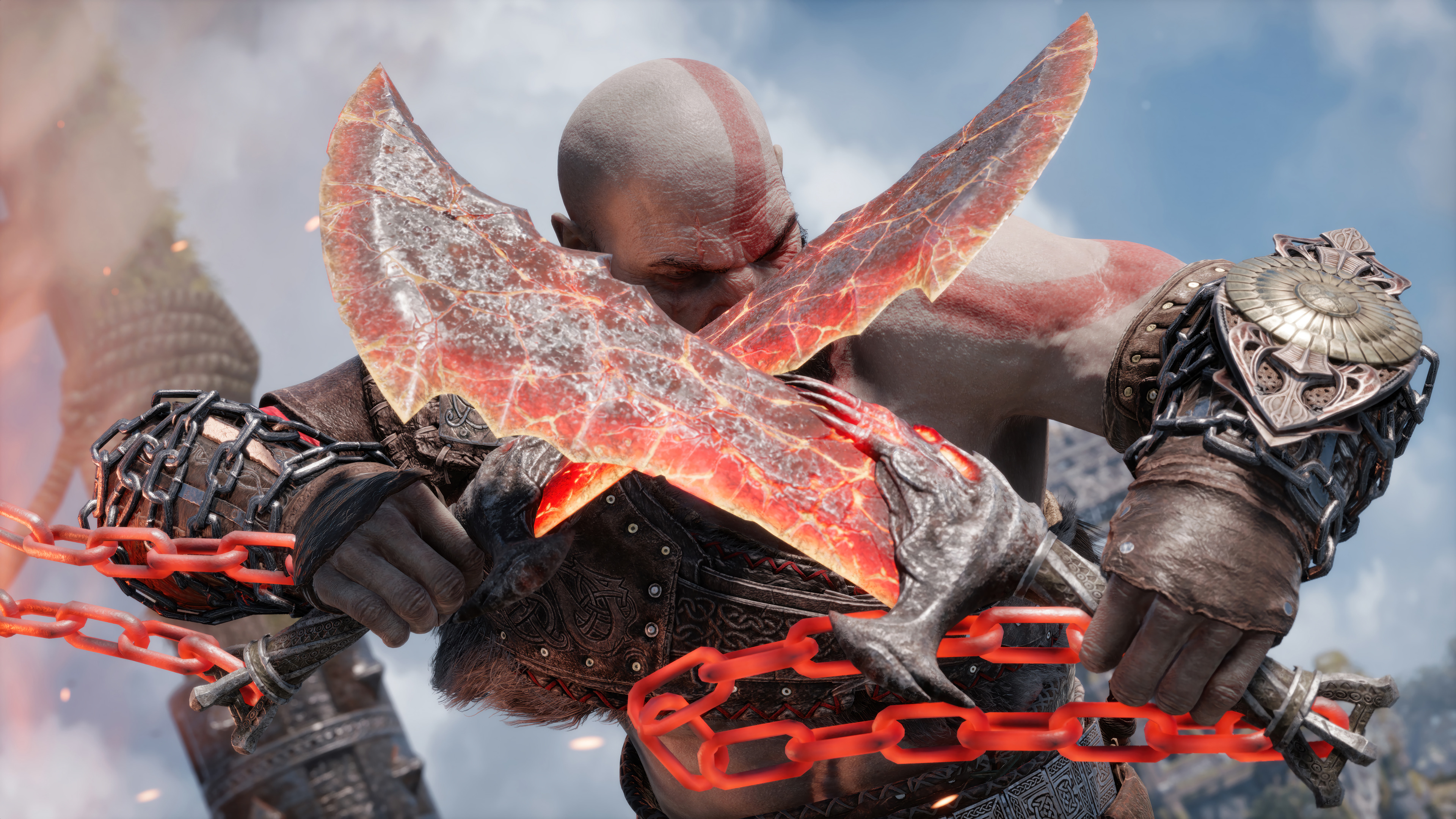 God Of War Ragnarök Kratos Hd Wallpaper Epic Gaming Backgrounds