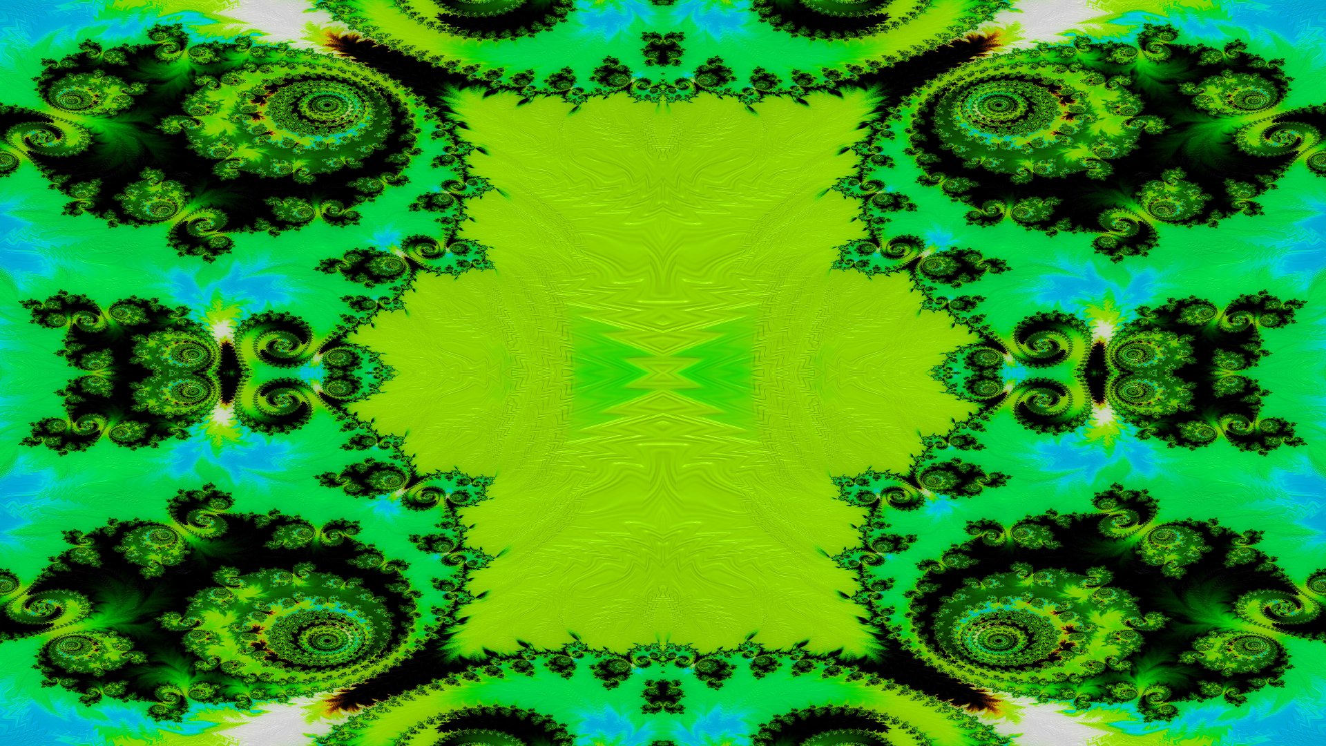 Trippy Psychedelic Fractal 4k Desktop Wallpaper by Dr-Pen