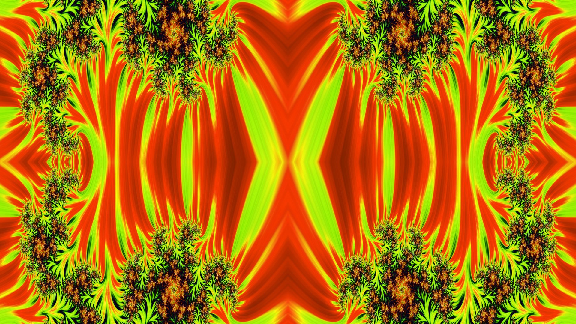 Trippy Psychedelic Fractal 4k Desktop Wallpaper by Dr-Pen