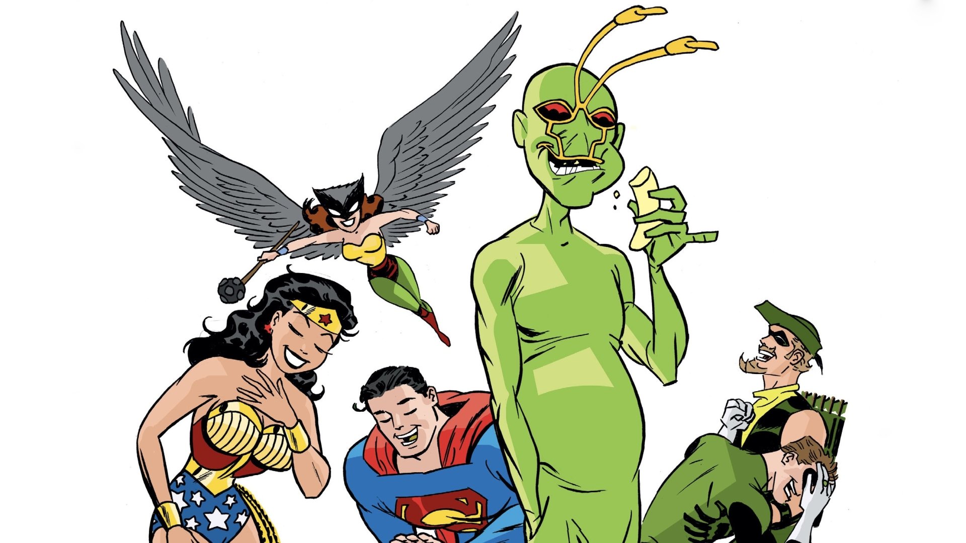 Download Comic Ambush Bug HD Wallpaper by Darwyn Cooke