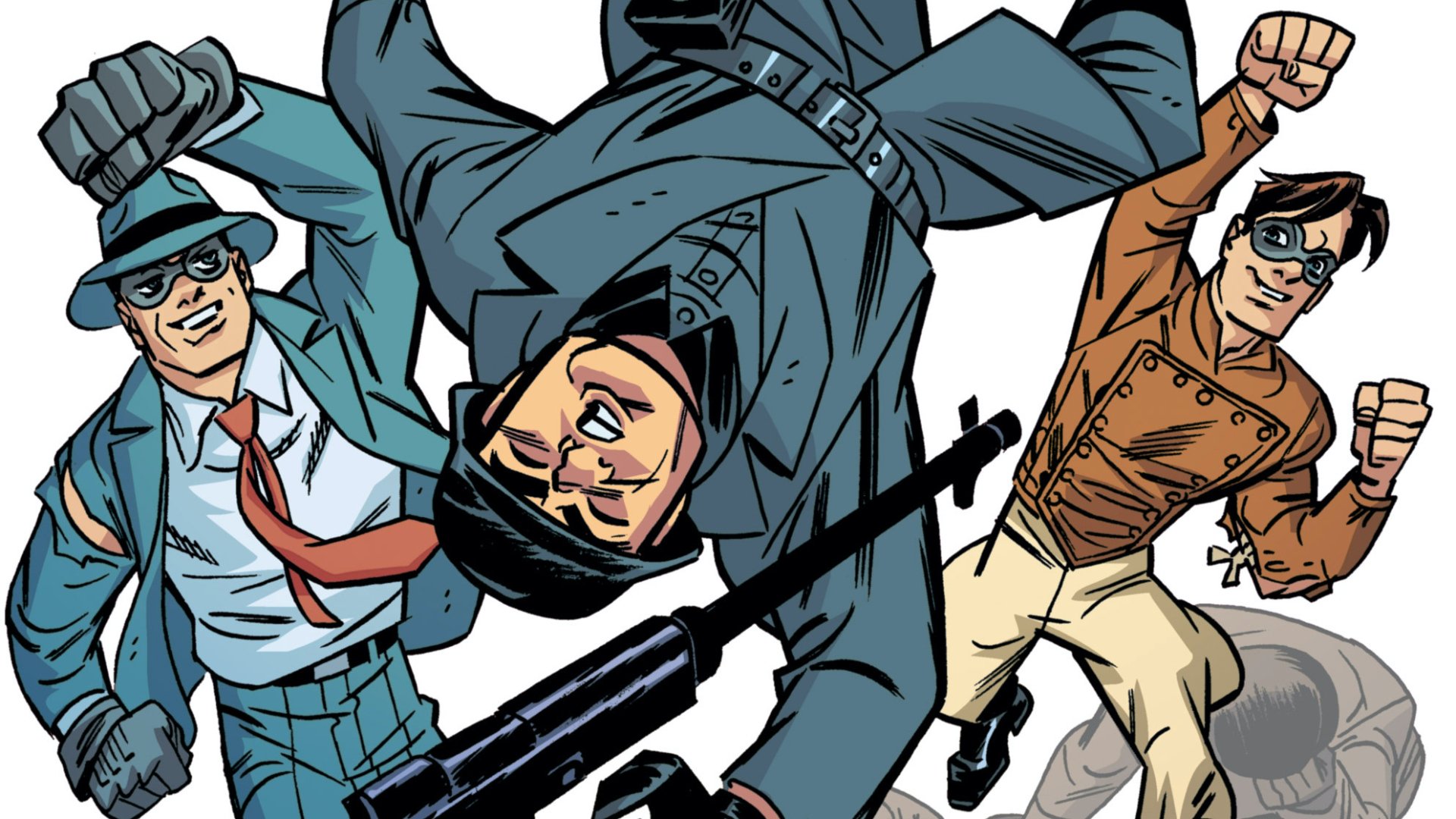 Download Comic Rocketeer/The Spirit: Pulp Friction HD Wallpaper